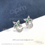 AAA Copy APM Monaco Jewelry - Butterfly Diamond Paved Earrings